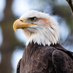 Fototapeta premium portrait of a eagle