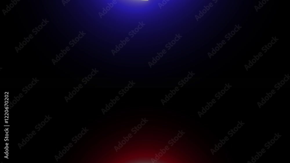 Poster flashing strobe lights from an emergency vehicle background red flashing warning light / siren - eme