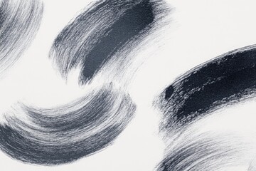 Chaotic Black Crayon Scribbles With Layered Strokes on a Clean White Background Create an Abstract Artistic Expression