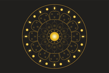 Mandala design vector art eps 