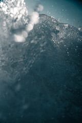 Textura del agua en ola