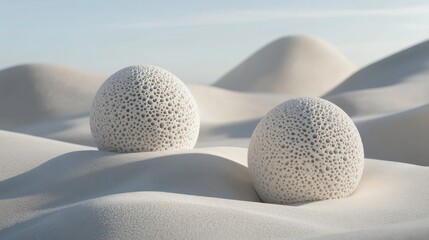 Organic Shapes in a Tranquil Natural Landscape