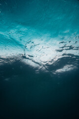 Textura de agua del mar desde dentro 