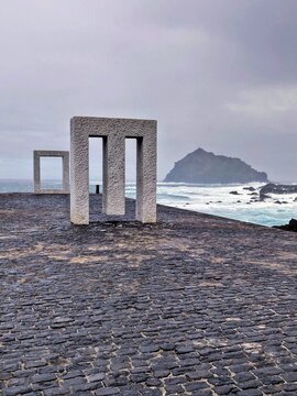 Blick auf Roque de Garachico, Teneriffa, Kanarische Inseln, Spanien