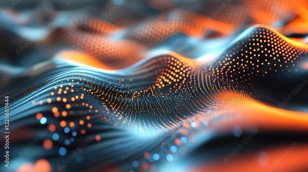 Poster dynamic interaction of solid particles bouncing and colliding on a smooth plane.