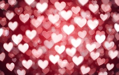 white heart shape abtract background image for happy valentines.