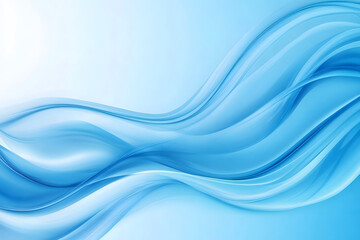 Fototapeta premium Elegant blue wave background, abstract liquid design wallpaper, wavy background