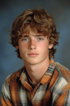 Yearbook photo of a young man from the 2000s