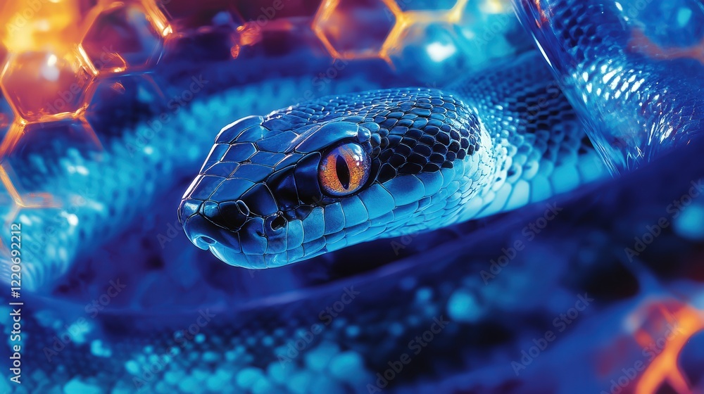 Poster snake venom collection and analysis, emphasizing how its components are used to create medications t