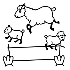 farm animals vector illustration