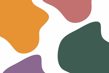 white background with color bubbles