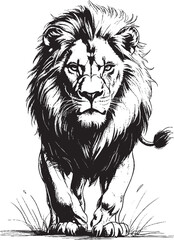 The Aggressive Lion