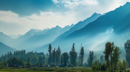 heavy air filled with PM2.5 dust, reducing its natural beauty.