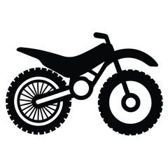 Fototapeta premium Dirt bike Vector Illustration – High-Quality Adventure Design