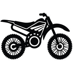 Obraz premium Dirt bike Vector Illustration – High-Quality Adventure Design