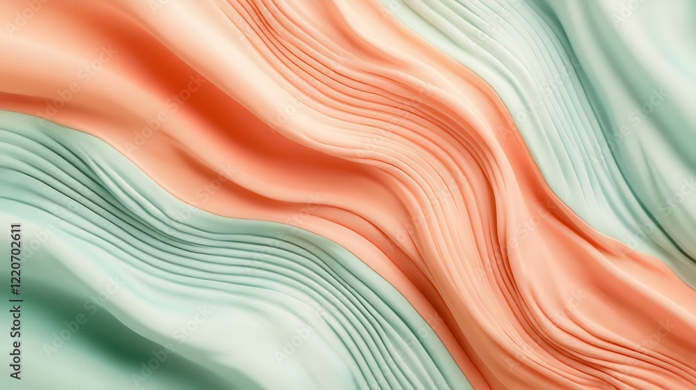 Poster soft pencil strokes create a gentle backdrop featuring flowing colors and textures in a serene compo