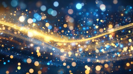 Obraz premium Bright Sparks Dancing in the Air with Industrial Background