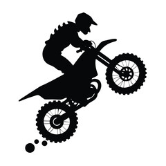 Dirt bike Vector Illustration &ndash; High-Quality Adventure Design