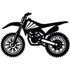 Fototapeta premium Dirt bike Vector Illustration – High-Quality Adventure Design