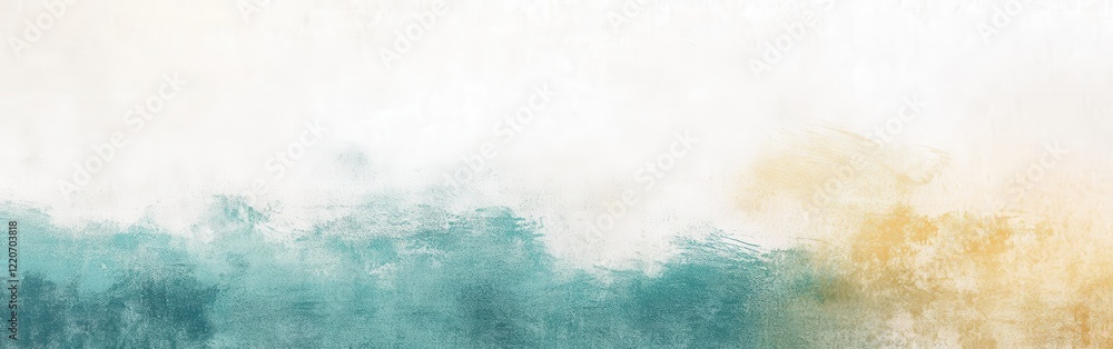 Poster Minimalist white canvas with subtle pencil elements showcasing soft colors and textures
