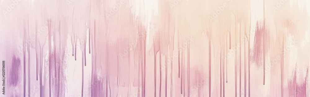 Poster Elegant pencil strokes create a gentle wash of colors blending seamlessly in a serene and artistic display
