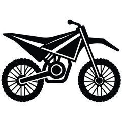Dirt bike Vector Illustration – High-Quality Adventure Design