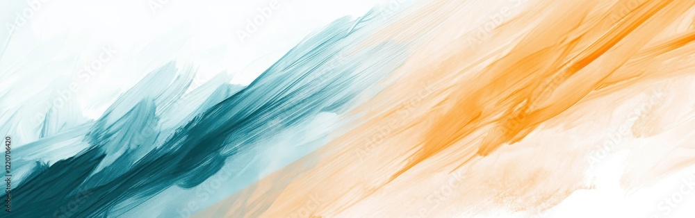 Aufkleber Elegant gradient of pencil strokes creating a soothing blend of colors with soft transitions and subtle textures