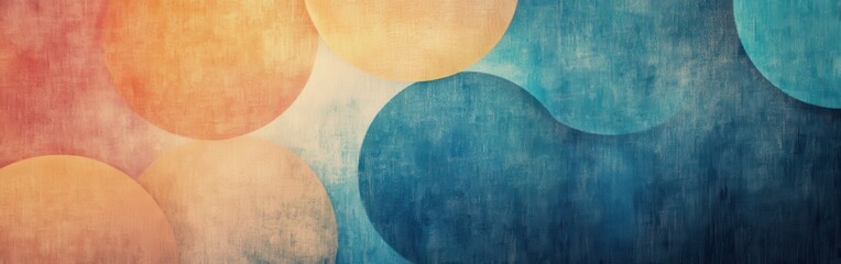 Elegant gradient featuring pencil strokes blending soft colors in a serene artistic composition