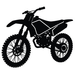 Obraz premium Dirt bike Vector Illustration – High-Quality Adventure Design