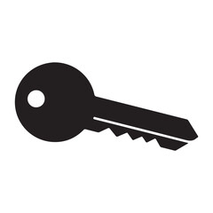 key isolated on white