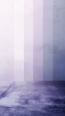 Obraz premium Soft lavender and gray tones create a tranquil atmosphere in an empty indoor space