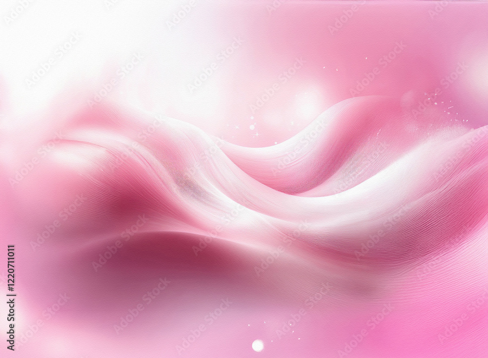 Poster abstract image with soft, grainy pink waves and a subtle, textured effect. the colors blend smoothly