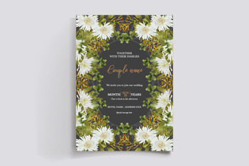 floral bridal shower invitation templates