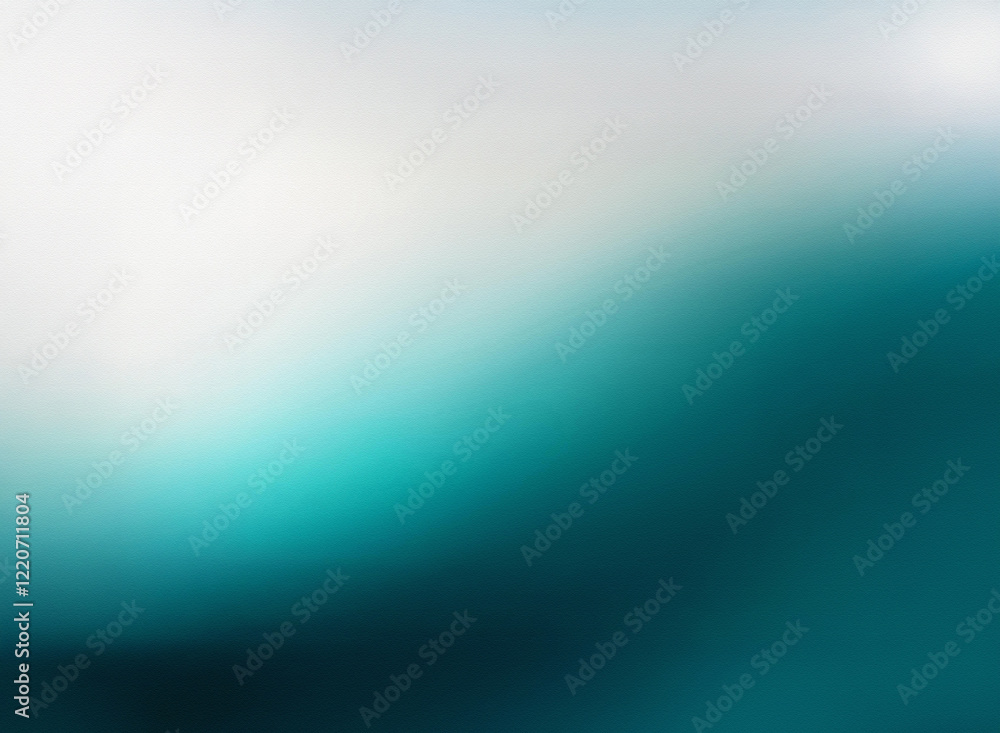 Poster grainy texture, blurred gradient background transitioning from light to dark teal. subtle, ethereal 