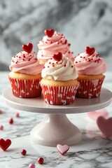 Charming Cupid's cupcake showcase