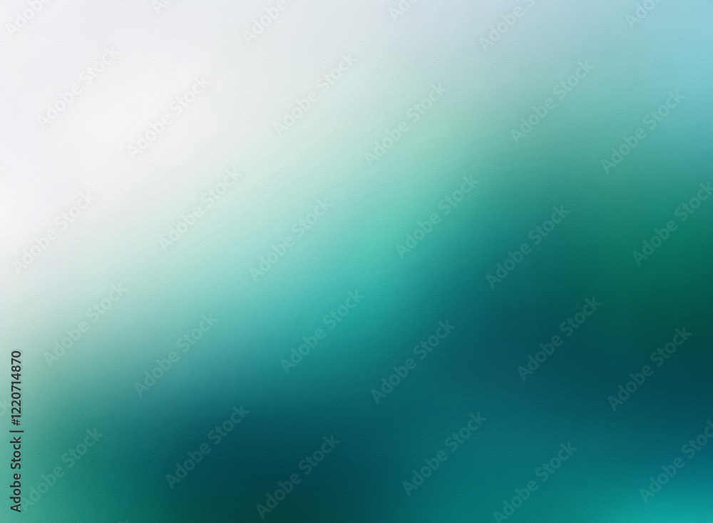 Poster grainy texture, blurred gradient of teal and white. soft, dreamy, ethereal feel. subtle color shifts