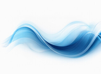 Grainy texture of flowing, translucent blue waves on a white background.  The image evokes a sense of serenity and movement.