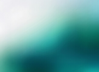 Obraz premium Grainy texture, blurred gradient of teal and white. Soft, dreamy, ethereal feel. Subtle color shifts create a calming atmosphere.