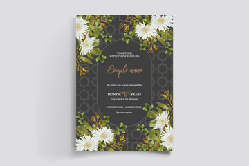 floral bridal shower invitation templates