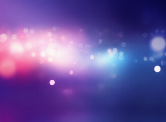 A grainy, textured abstract background with a dreamy, ethereal quality.  Soft pink, purple, and blue bokeh lights create a hazy, glowing effect.