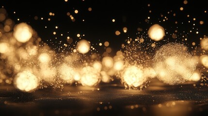Microscopic particles resembling glowing spheres, dynamically interacting with trails of light behind them.