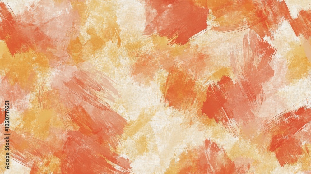 Poster creative expression through minimalist pencil strokes creating vibrant splotches in warm tones of or