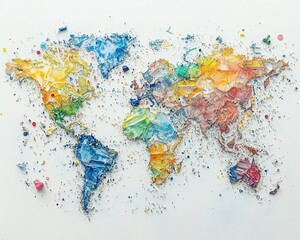 Visualizing global microplastic pollution a comprehensive world map analysis of environmental impact