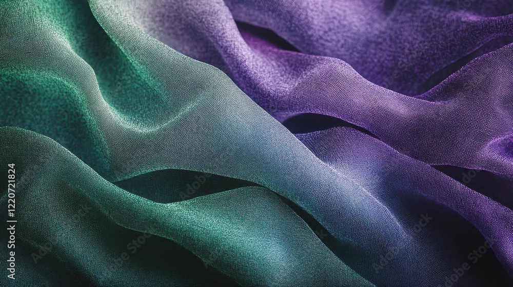 Fototapete textured gradient background showcasing a smooth transition of colors from green to purple in an abs