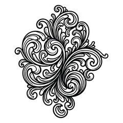 Decorative  ornamental elements vector illustration