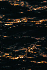 Textura de la superficie del agua de mar, olas del mar 