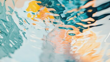 Soft Diffused Light Through Distorted Glass Surface