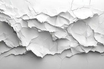 Obraz premium Abstract Cracked White Texture Background
