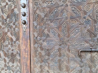 detail of an old door