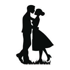 Happy pear of Valentine's day vector icon illustration